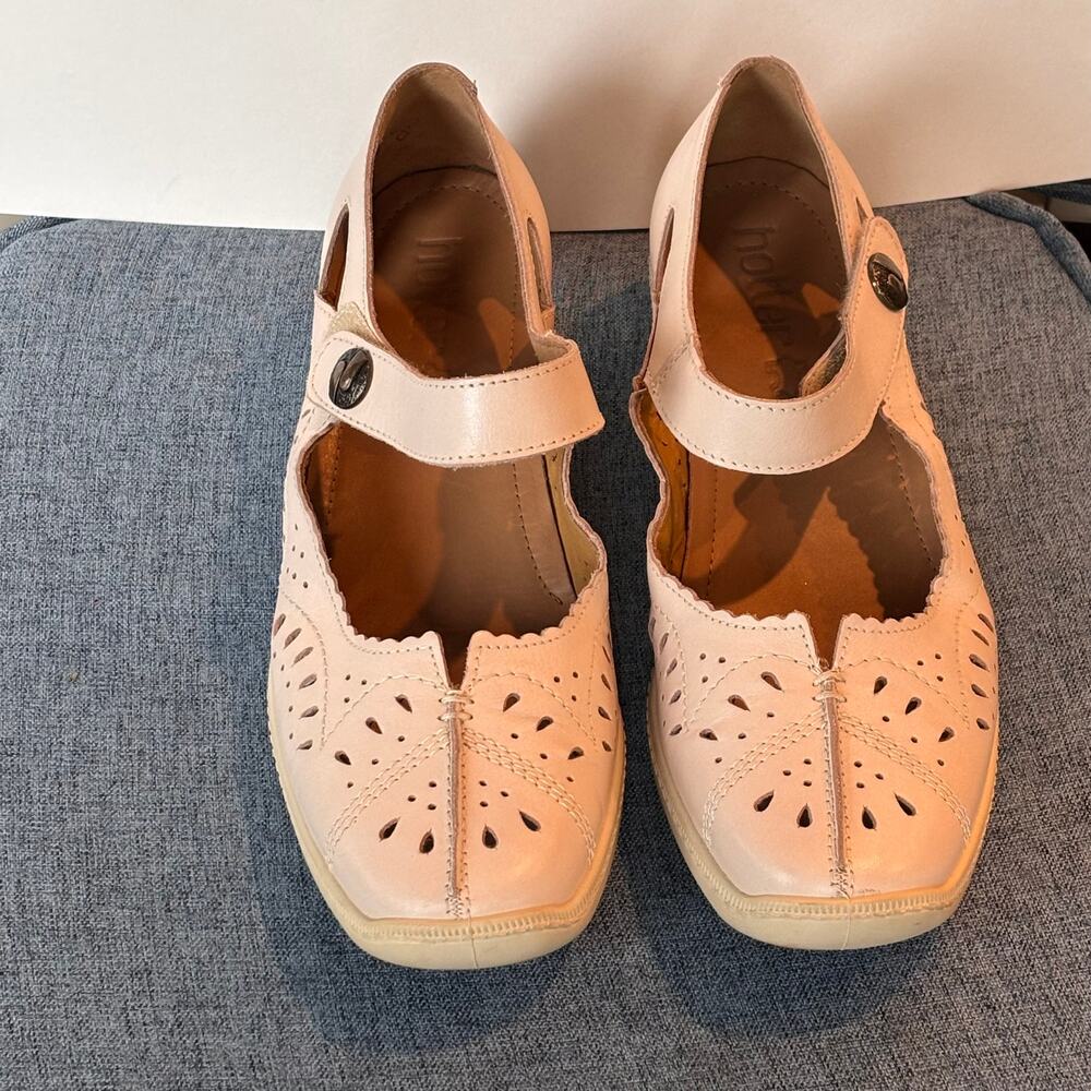 Hotter Leather Mary Jane Chile tan US 9/UK 7